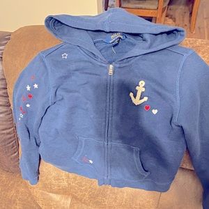 Polo Ralph Lauren Blue Hoodie Jacket